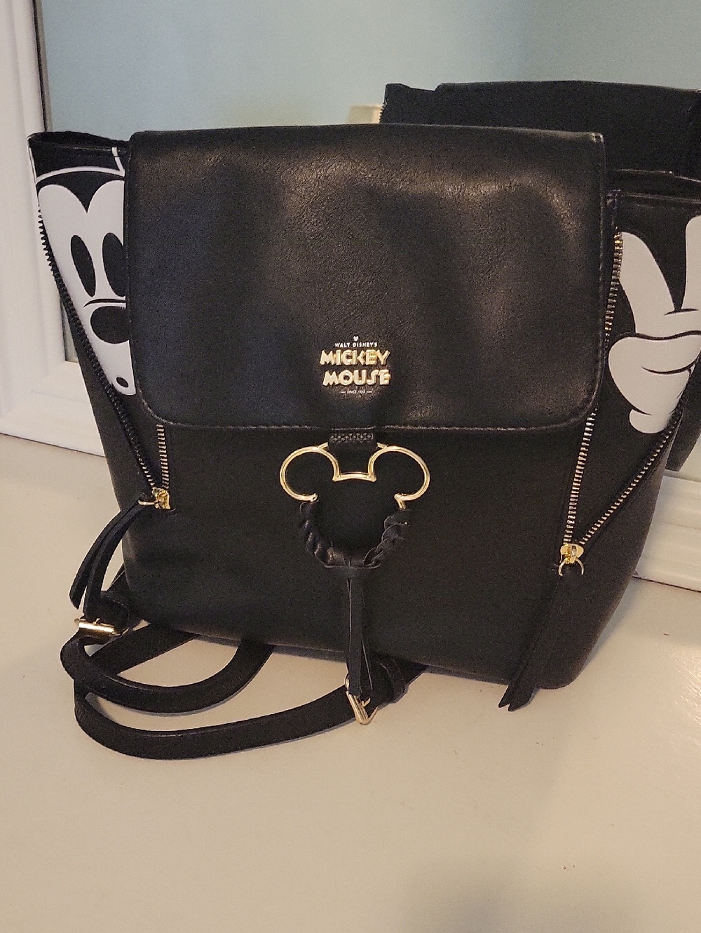 Mickey Mouse  Faux Leather Backpack